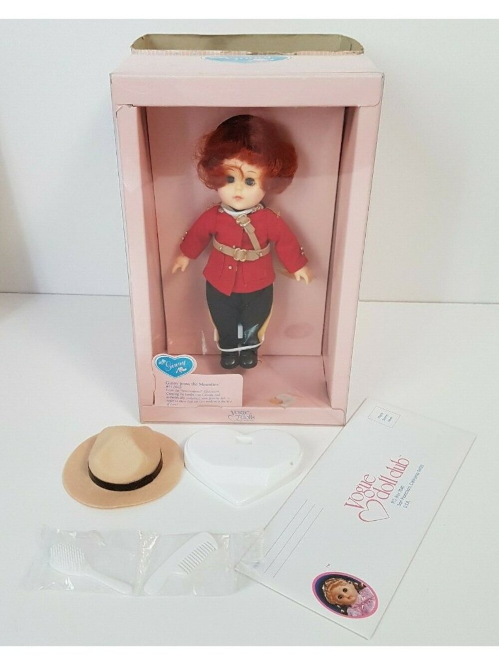 Vogue Ginny Doll RCMP Mountie Royal Canadian Mounted Police Canada 8" with Box - Picture 2 of 12